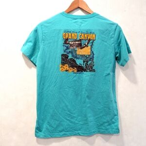 MERRELL Women's Teal Grand Canyon Graphic T-Shirt Size Medium